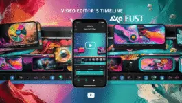 Freelancer editing Instagram Reel on laptop” “YouTube Shorts video with branding and captions