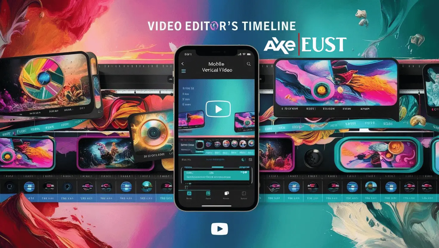 Freelancer editing Instagram Reel on laptop” “YouTube Shorts video with branding and captions
